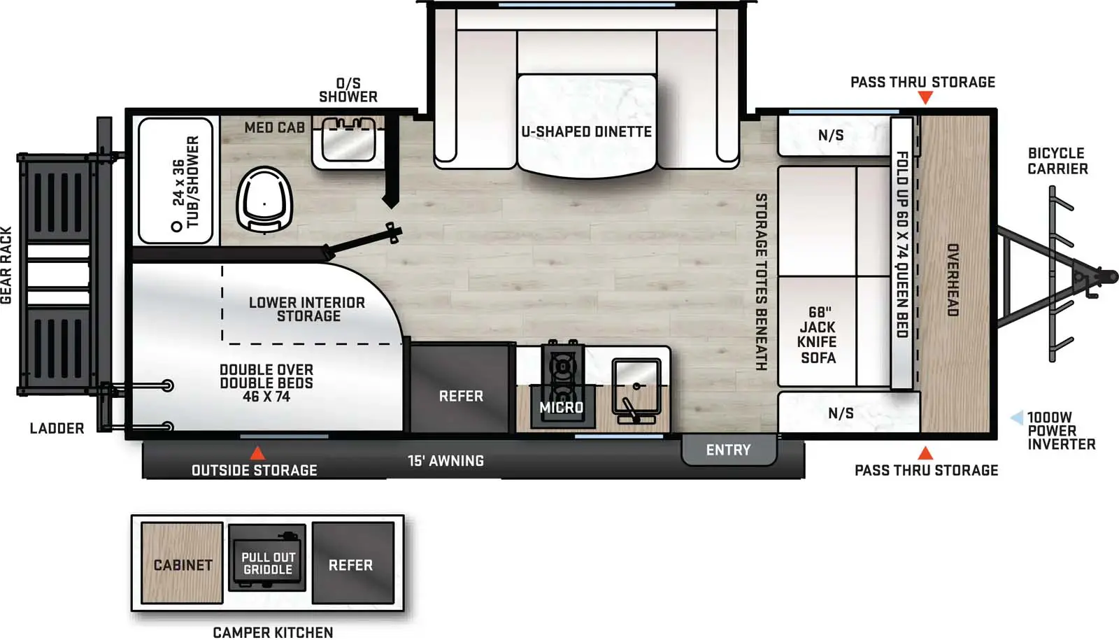 192BHS Floorplan Image